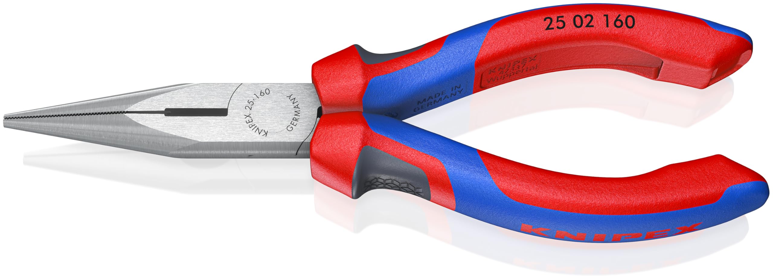 KNIPEX - Long Nose Pliers w/Cutter, Multi-Component (25 02 160),6